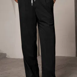 RAJOVATI Men Mid-Rise Loose Fit Trousers-picture-13