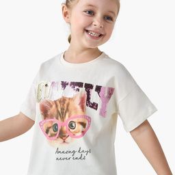 Juniors by Babyshop Girls Printed T-shirt-99