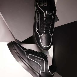 RARE RABBIT Men Perforations Leather Sneakers-image-64