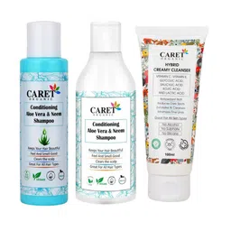 CARET ORGANIC Set of 3 Aloevera Neem Shampoo, Face Wash & Aloevera Neem Shampoo-10