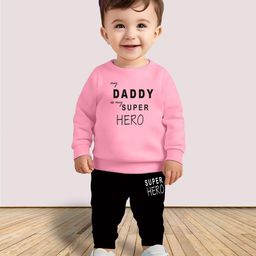 MITANSH Kids Printed Round Neck Sweatshirt With Jogger-image-123