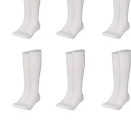 MUKHAKSH Unisex White Socks-image-40