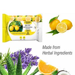 SKINIC Set Of 2 Skin Refreshing Lemon & Lavender Wipes - 25Pcs Each image 3