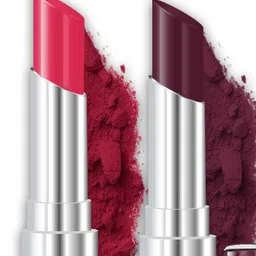 MI FASHION Set Of 2 Creamy Matte Long Lasting Lipstick- Magenta Rush 05- Maroon Glaze- 06 image 2
