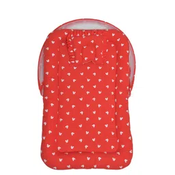 TIDY SLEEP Infants Red & WhitePrinted Baby Bed Set With Mosquito Net image 3