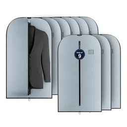 Aura Grey 9 Pieces Suit Organisers-9