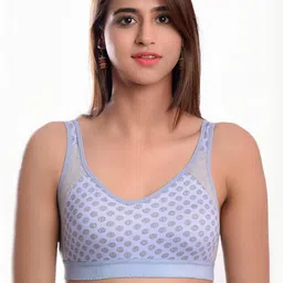 GuSo Shopee Blue Everyday Cotton Bra-image-22