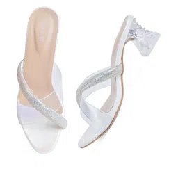 SUKART Women Open Toe Block Mules-image-5