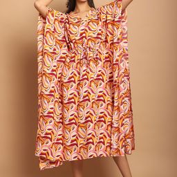 Blissence Printed Maxi Nightdress-picture-49