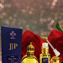 Jeval Set Of 2 Opal Veil - 10 ml & fusion - 3 ml Alcohol Free Roll On Attar-24