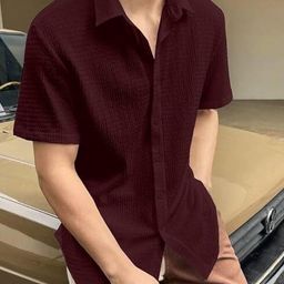 Metronaut Men Classic Opaque Casual Shirt-image-82