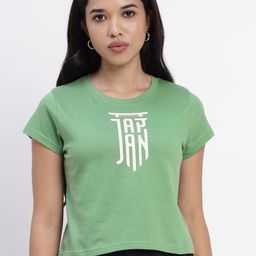Sands of India Women Typography Slim Fit T-shirt-image-27