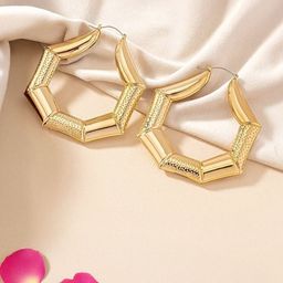 PRIVIU Circular Hoop Earrings-1