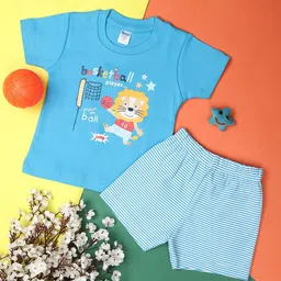 V-Mart Boys Printed T-shirt with Shorts-picture-26