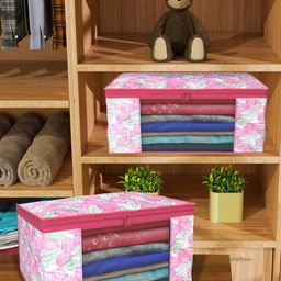Kuber Industries Pink Set of 6 Regular Drawer Organiser Organisers image 1