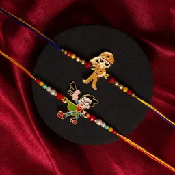 PANASH Set Of 2 Thread Rakhi image 2