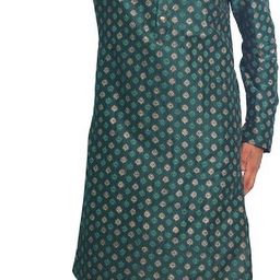 House of Aqss Men Printed Regular Kurta with Dhoti Pants-picture-57