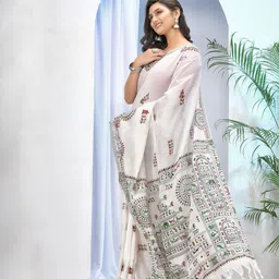 DESH BIDESH Warli Pure Cotton Saree-13