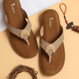 V-WALK Women Open Toe Flats-27