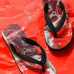 Pampy Angel Men Red Flip Flops-image-86