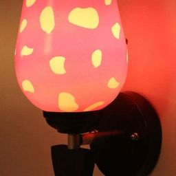 1ST TIME Pink & White Solid Glass Traditional Cylinder Wall Lamps Wall Lamps-picture-15