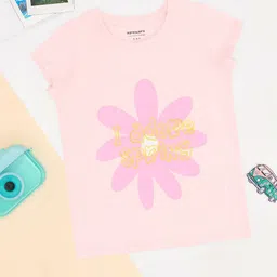 Pantaloons Junior Girls Printed T-shirt-19