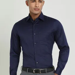 Allen Solly Sport Men Spread Collar Micro Ditsy Printed Cotton Formal Shirt-image-77