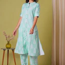 GoSriKi Women Ethnic Motifs Printed Regular Kurta with Palazzos-picture-47
