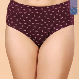Floret Set Of 3 Basic Mid-Rise Briefs-picture-0