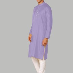 HERE&NOW Men Regular Pure Cotton Kurta with Trousers-54