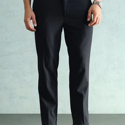 Arrow Men Solid Slim Fit Elasticated Waistband Trousers-image-27