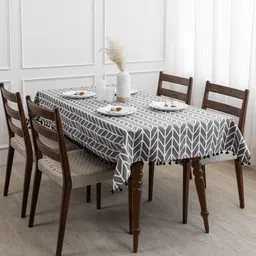 HOMEMONDE Unisex Grey Table Covers-13