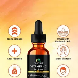 NITRO SKILL Vitamin C Face Serum For Dark Sports - 15 ml image 2