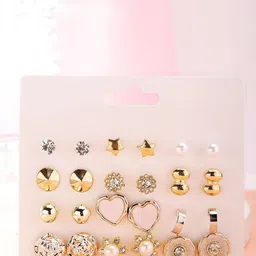 Bohey by KARATCART Contemporary Studs Earrings-68