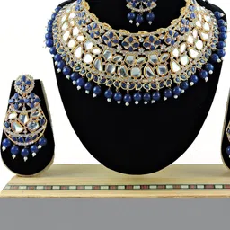 VATSALYA creation Gold-Plated Artificial Stones Alloy Jewellery Set-image-20