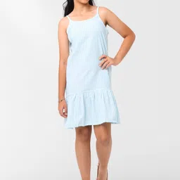 Nuego Striped A-Line Dress-picture-11