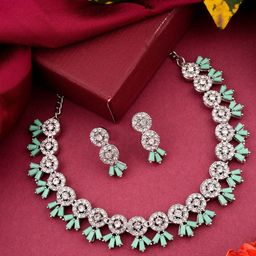 DIVASTRI Set Of 2 Gold-Plated Necklace Set-12