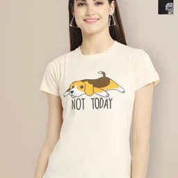 Metronaut Women Typography 2 Printed T-shirt-picture-0