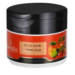 Herbdiva Fresh Fruit Exfoliating Face Scrub - 250 g-16