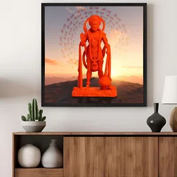 999Store Brown & Orange Religious Canvas Wall Art-image-69
