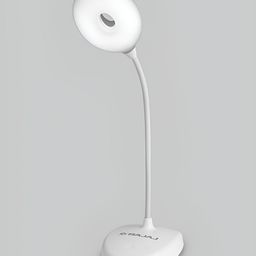 Bajaj White Acrylic Softlite Abstract Shaped Table Lamp-8