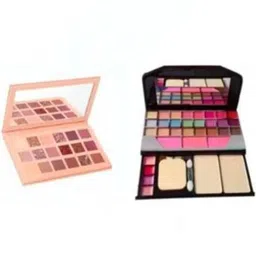 SUNISA 33 Shade Eyeshadow-Highlighter-Blusher & Bronze Makeup Kit - 70 g-10