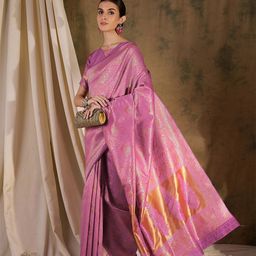 Maroosh Woven Design Zari Banarasi Saree-image-93