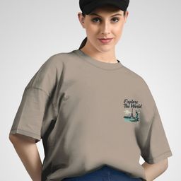 BAESD Women Drop-Shoulder Sleeves Twistform T-shirt-image-99