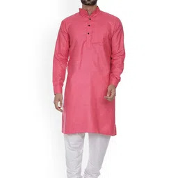 VEERA PARIDHAAN Men Regular Kurta with Pyjamas-picture-45