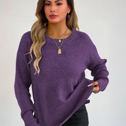 Mast & Harbour Women Round Neck Pullover-picture-20