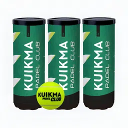 KUIKMA By Decathlon Set Of 3 Padel Pressurised Tennis Ball-image-39