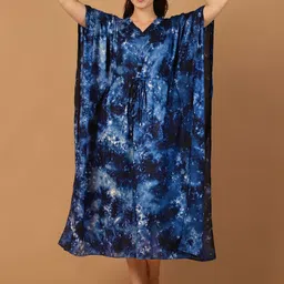 Blissence Printed Maxi Nightdress-picture-28