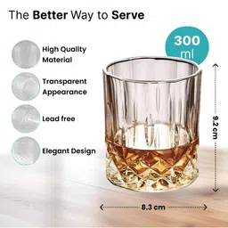 The Better Home Transparent Glass Core Set of Cups and Mugs image 5