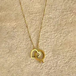 Designs & You Gold-Plated Heart Shaped Pendants with Chains image 5